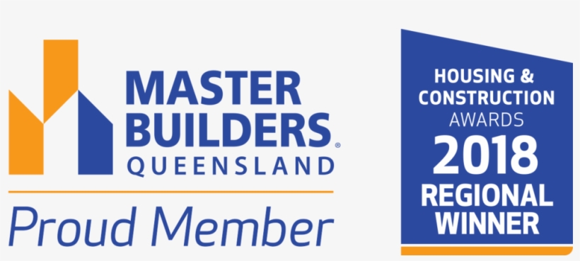 H&c 2018 Regional Winner Logo Transparent - Master Builders Qld Logo, transparent png download