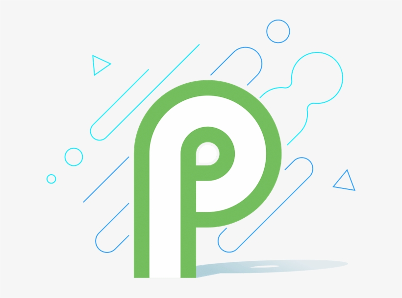 Android P Introduces Iphone X-style Navigation, Adaptive - Android P Logo, transparent png download