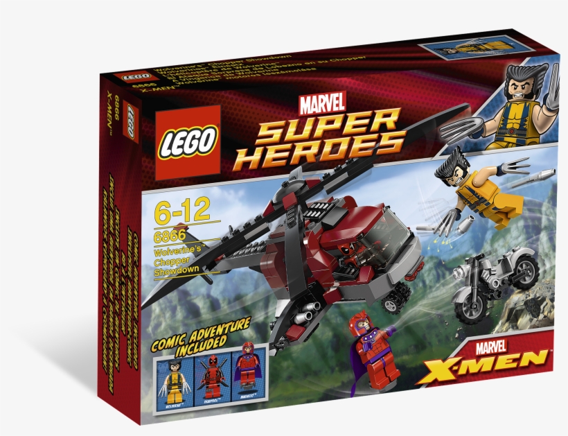 6866 Alt1 - Lego Wolverine Chopper Showdown, transparent png download