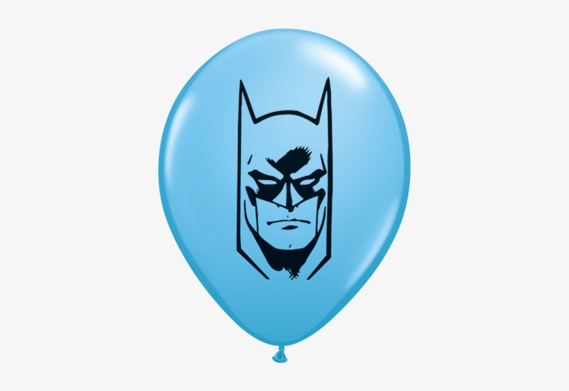 5" Blue Batman Face Balloons All American Balloons - 5" Batman Balloons - Black (bag Of 10), transparent png download