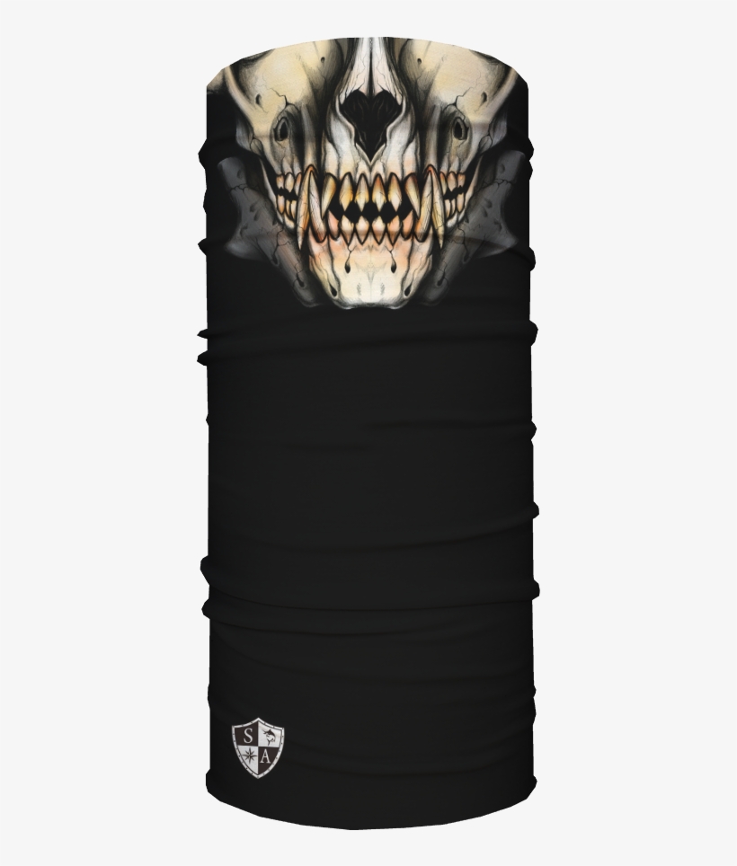 Wolf-skull - Kerchief, transparent png download
