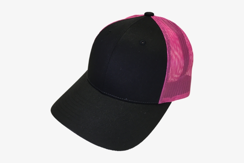 Blank Low Pro Trucker Black Neon-pink - Back Neon Pink 2011 Ai Agenda 9 X 13, transparent png download