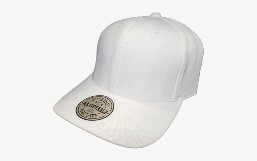 Blank Adjustable Flex Cap White - Cap, transparent png download
