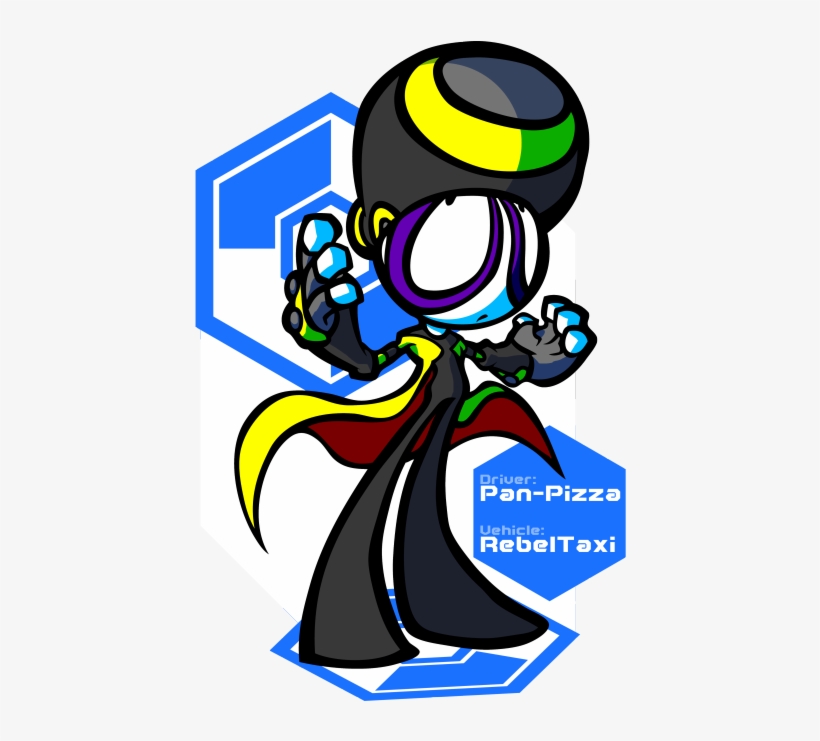 134kib, 500x660, Pan Pizza - Pan Pizza Rebeltaxi Art, transparent png download