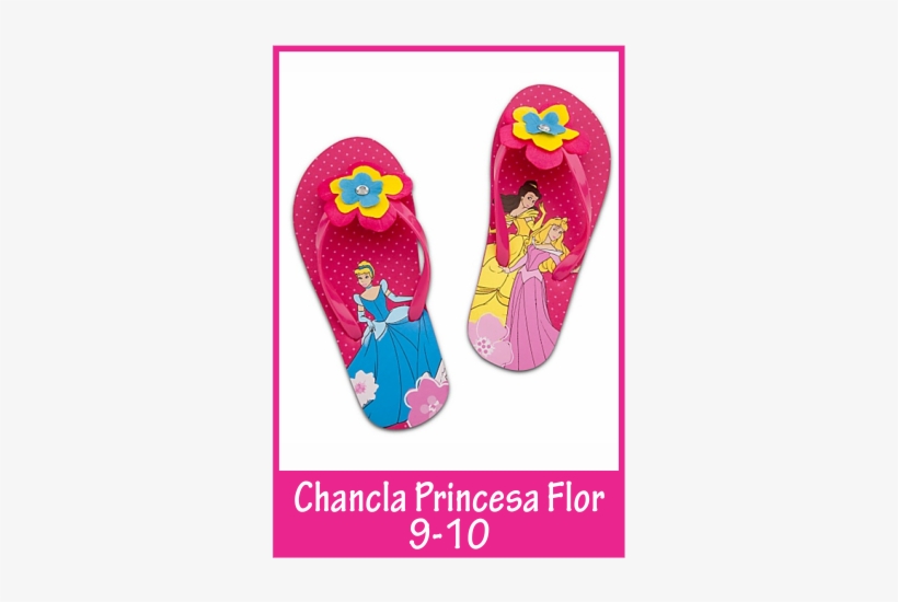 Chancla Princesa Flor - Slide, transparent png download