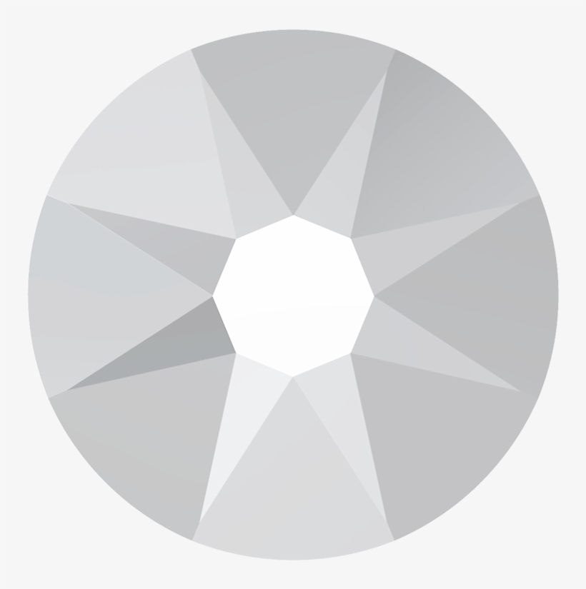 Chalk White Wholesale Swarovski Rhinestones - Circle, transparent png download