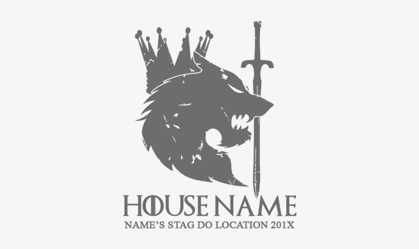 House Stark Game Of Thrones Style Stag T Shirt - Game Of Thrones House Stark Art, transparent png download
