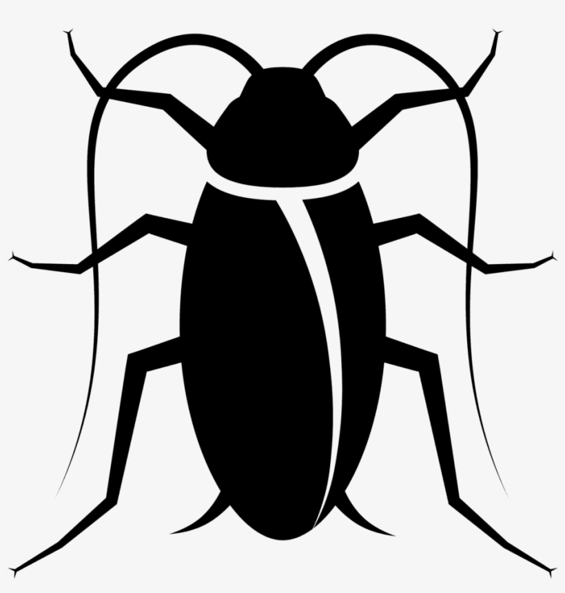 House Stark Clipart - Cockroach Black And White, transparent png download