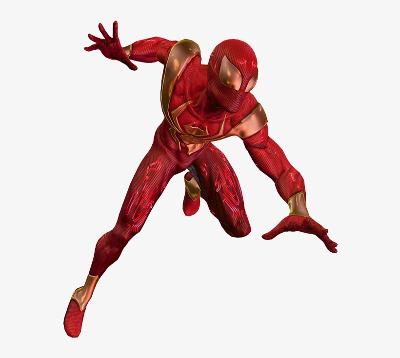 Iron Spiderman Clipart Spiderman Png - Spider Man Shattered Dimensions Suit, transparent png download