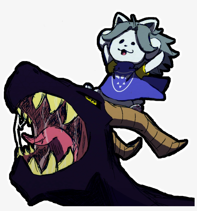 27 Sep - Temmie And Dragon, transparent png download