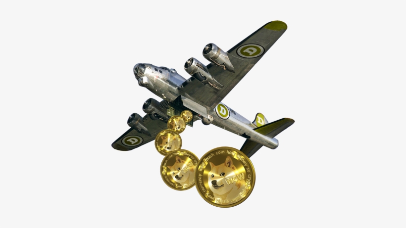 Dogecoin Not Bombs - Propeller, transparent png download