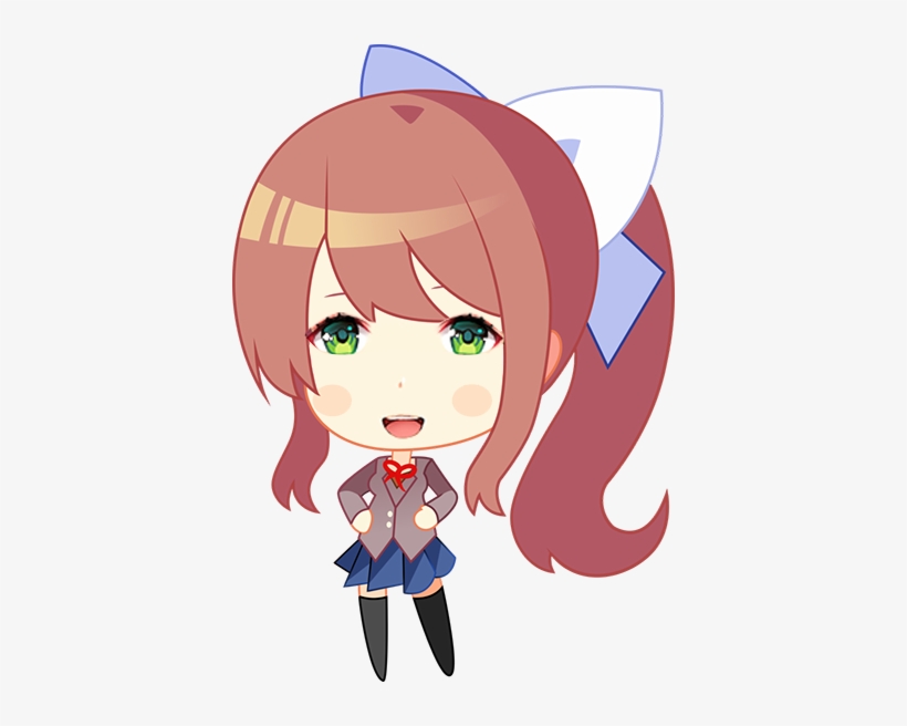 View Samegoogleiqdbsaucenao 1532719340079 , - Monika Doki Doki Chibi, transparent png download