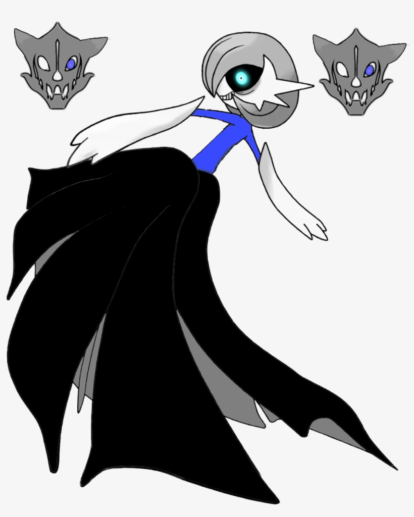 Recently I Worked On A Pic Of Gardevoir As Sans But - Video Game, transparent png download