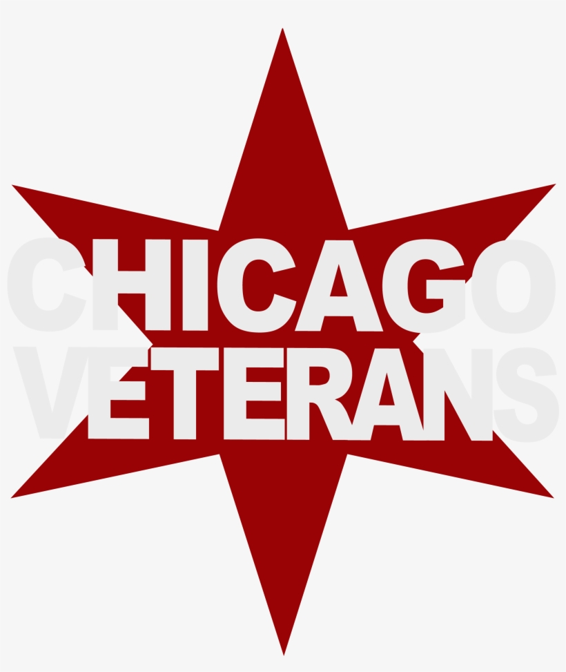Chicago Veterans Star Logo White - Emblem, transparent png download