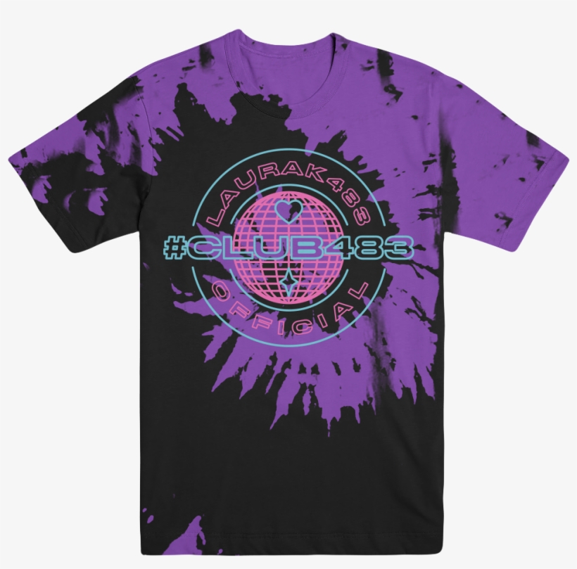 Dyed Disco Ball Tee - Active Shirt, transparent png download