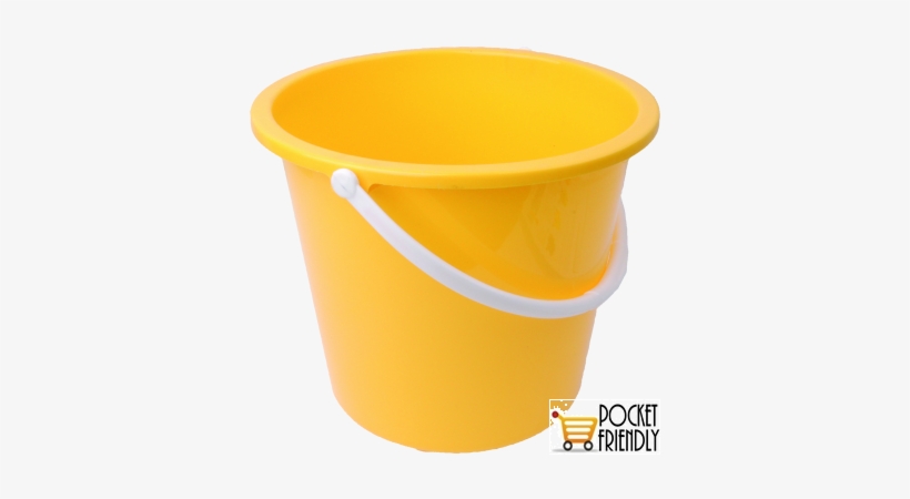 Yellow Bucket Png, transparent png download