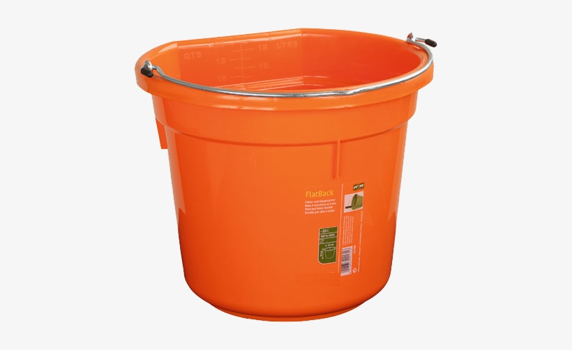 Feed And Water Bucket Flatback - Kerbl Flatback 323493 Feeding And Water Buckets 20, transparent png download