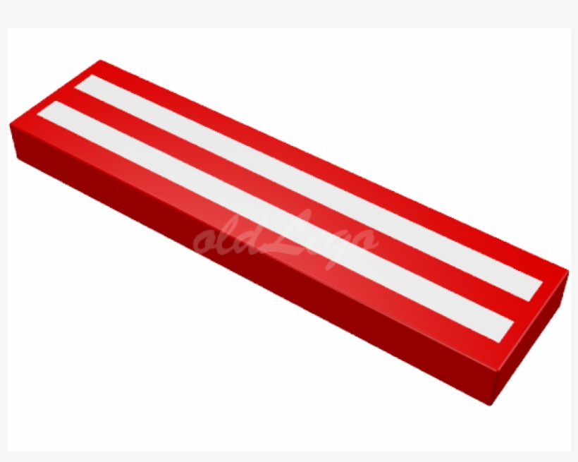 Tile 1 X 4 With White Horizontal Stripes Print - Sign, transparent png download
