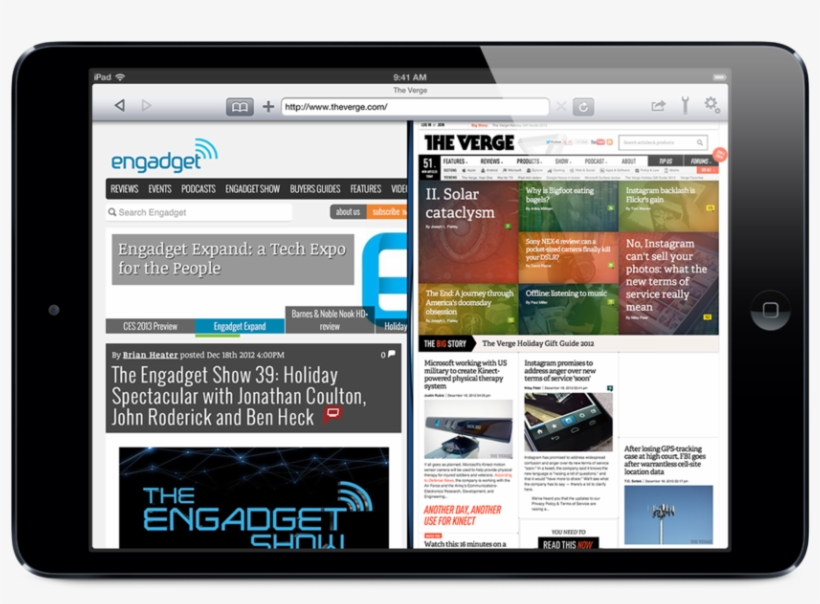 Ipad Mini Png Landscape - Tablet Computer, transparent png download