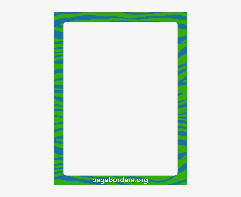 Green Border Frame Png Image - Blue And Green Frames, transparent png download