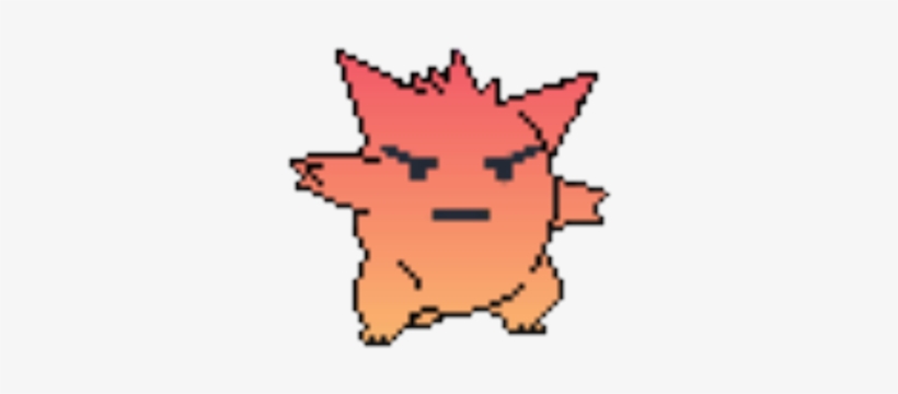 Angery Gengar - Gengar, transparent png download