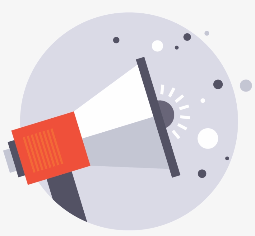 Megaphone Icon - Search Engine Optimization, transparent png download
