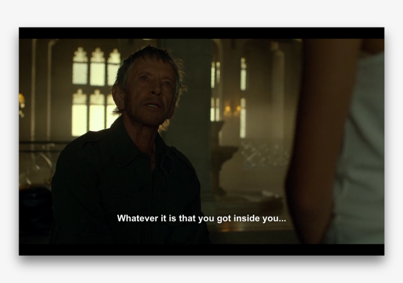 Here, Stick, The Mentor To Little Elektra , Explains - Photo Caption, transparent png download