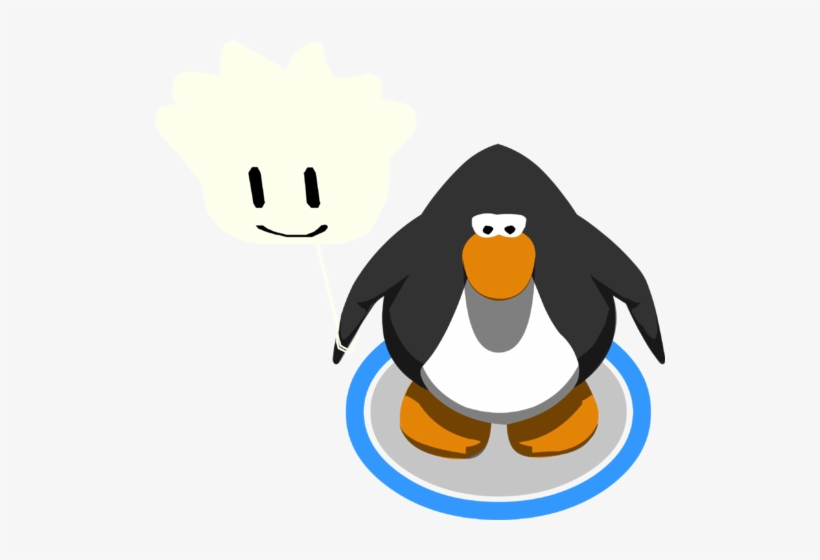 White Puffle Balloon In-game - Club Penguin Ds Puffle Flare, transparent png download