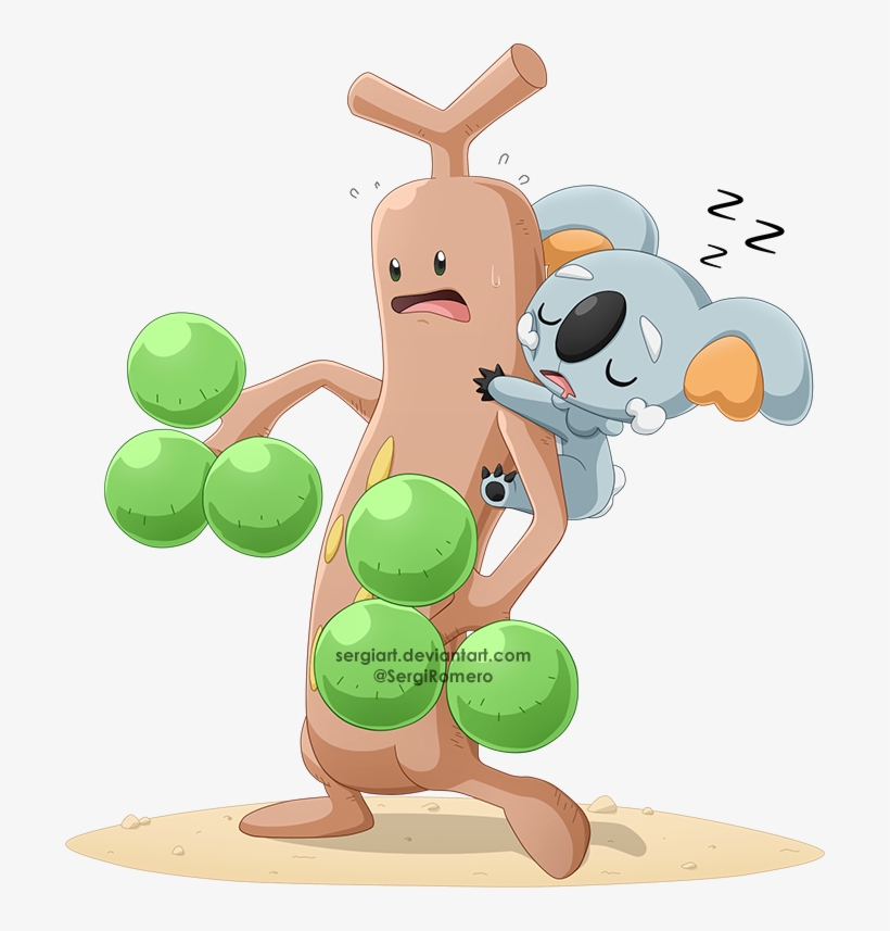 ク Sergiart - Devigntart - Com @sergiromero - Pokemon Sun And Moon Komala, transparent png download