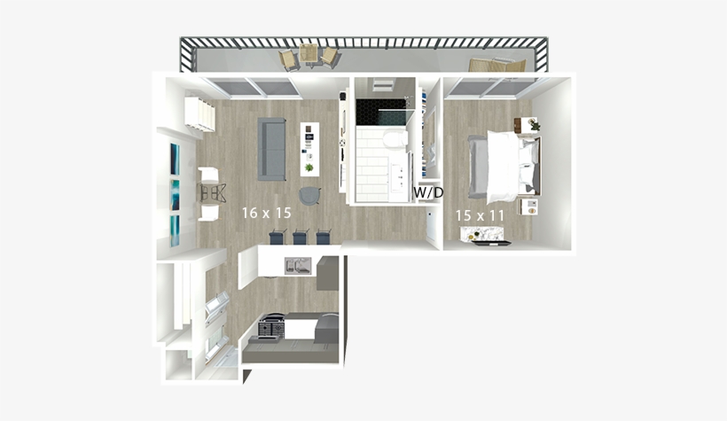 Elektra Floor Plan - Bay Parc Apartments, transparent png download
