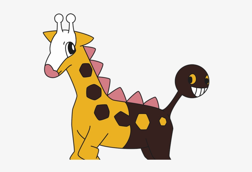 Girafarig - Pokemon Girafa, transparent png download
