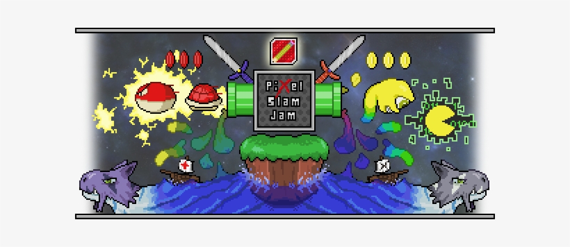 Pixel Slam Jam - Pixel, transparent png download