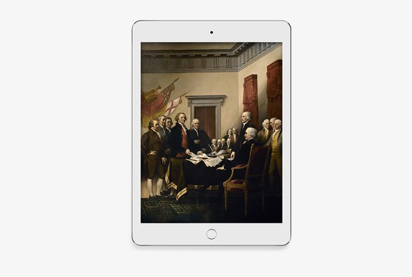 Declaration Of Independence - Declaration Of Independence Painting, transparent png download