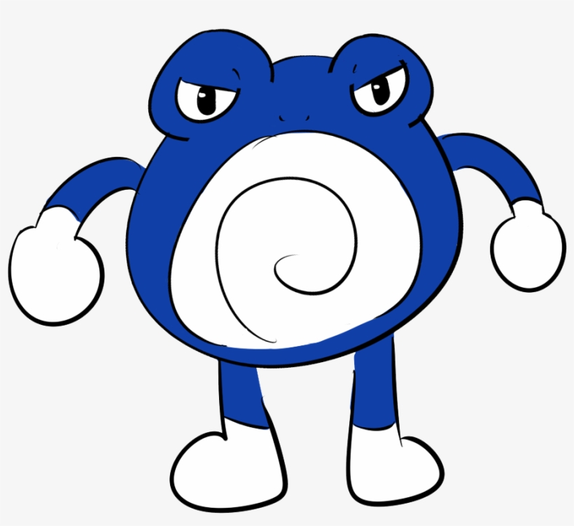 View Poliwrath Hard Mode , - Cartoon, transparent png download