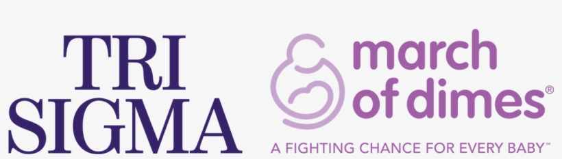 Sigma Sigma Sigma On Twitter - Tri Sigma March Of Dimes Logo, transparent png download