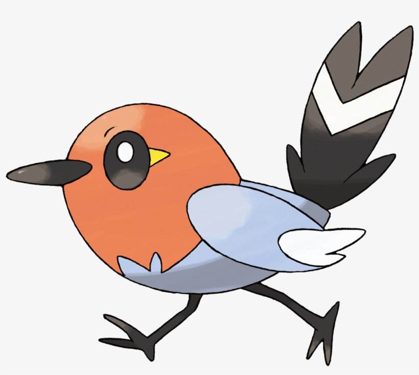 Fletchling - Fire Bird Pokemon, transparent png download