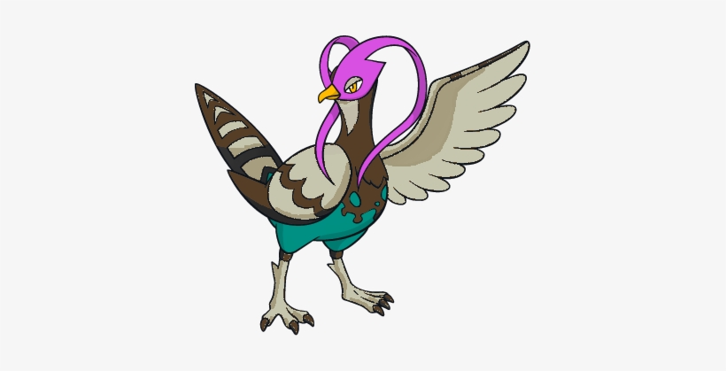 Shiny Talonflame Shiny Unfezant Unfezant Male - Que Nivel Evoluciona Pidove, transparent png download