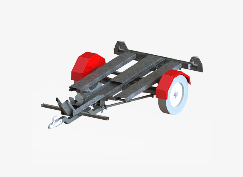 Folding Trailer For Heavy Duty Bikes - Remolque Para Moto Plegable, transparent png download
