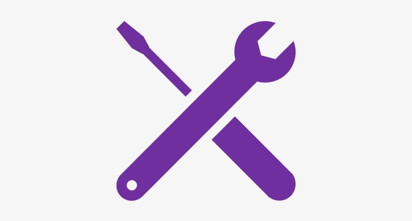 Employee Tech Support Portal - Cartoon Wrench And Screwdriver, transparent png download