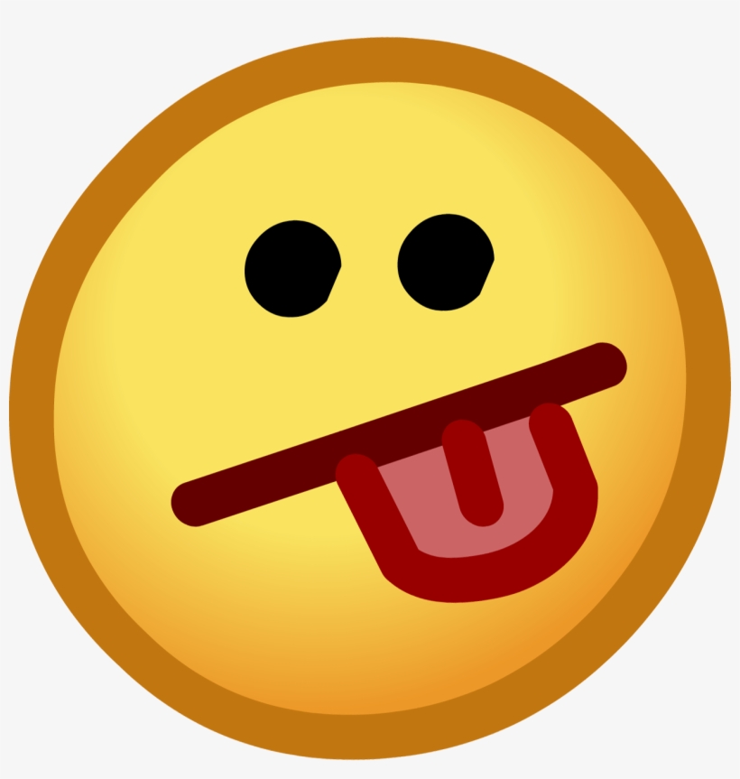 A Silly Place Tounge Emoticon - Smile Emote, transparent png download