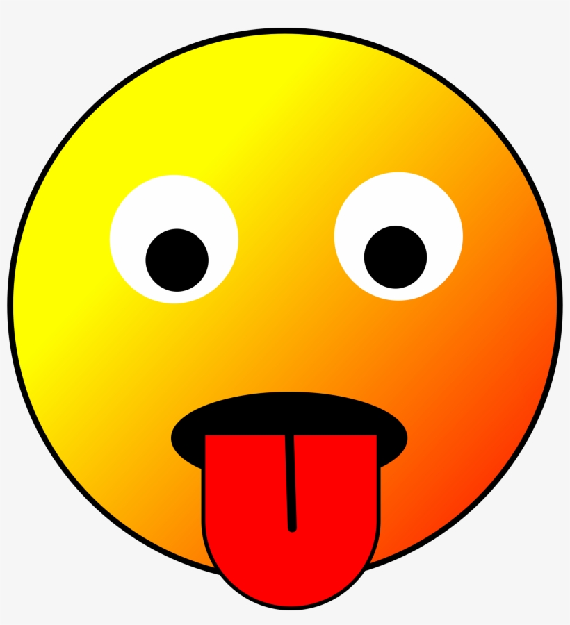Tongue Clipart Png - Emoticon Lidah Keluar, transparent png download
