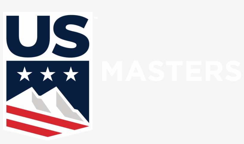 Us Masters Skiing Horizontal 4c Pms Drkbkgrnd - Us Ski And Snowboard Logo, transparent png download