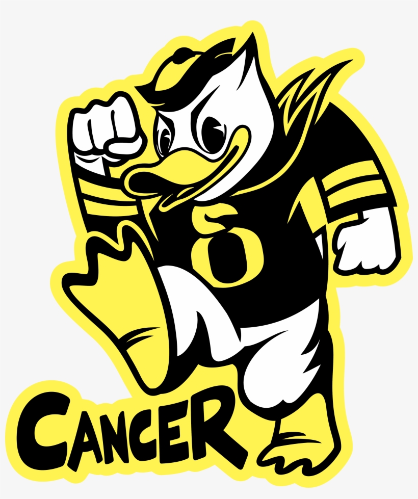 The Ducks Will Take The Field In The Uniforms At Autzen - Oregon Ducks Stomp Out Cancer, transparent png download