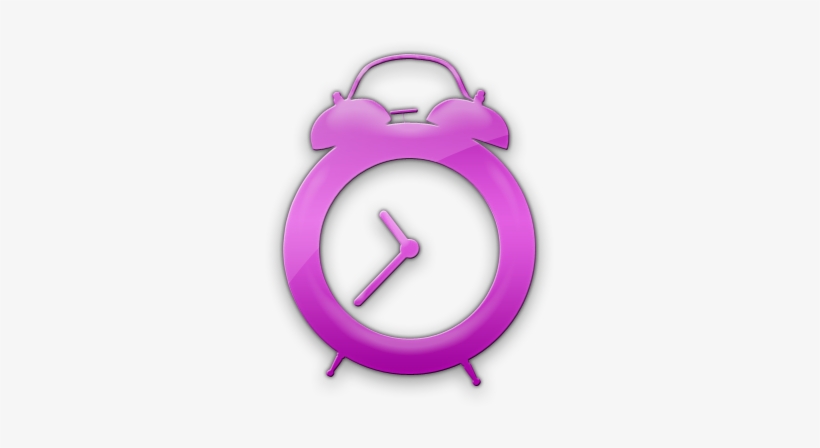 084723 Pink Jelly Icon Business Clock7 Sc43 - Alarm Clock, transparent png download