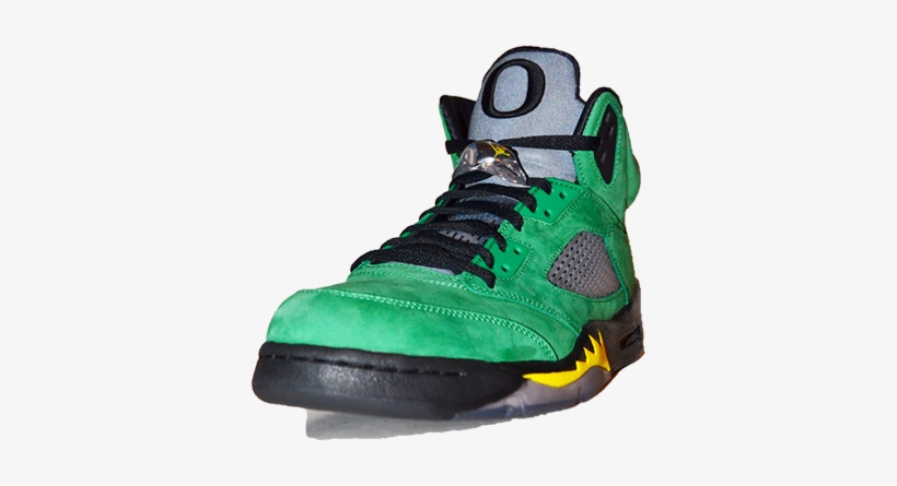 Air Jordan 5 Pe "oregon Football" - Nike Air Jordan V, transparent png download