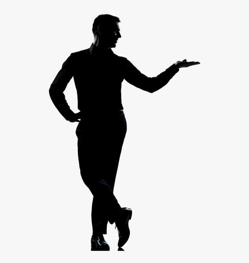 Greater Intelligence - 1920s Man Silhouette Transparent, transparent png download