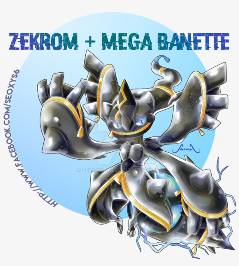 Zekrom X Mega Banette By Seoxys6, transparent png download