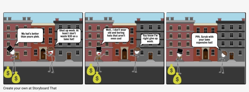 Dumb Hat Converstion Png - Comics, transparent png download