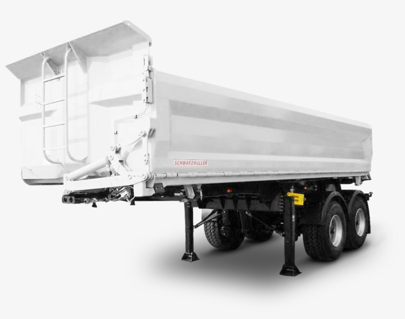 2 Axle 2 Way Tipper Semitrailer For Stone Block Transport - Trailer Truck, transparent png download