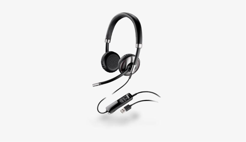 Blackwire 710, Over The Head, Monaural, Standard - Plantronics Blackwire 720 Headset, transparent png download